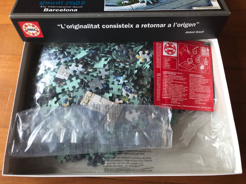 2x Puzzle Gaudi - Barcelona - 500 pcs