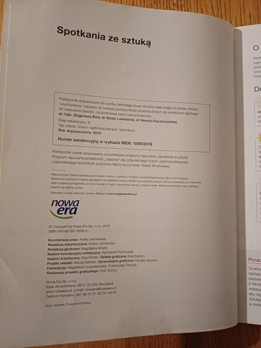 Spotkania ze sztuką podręcznik