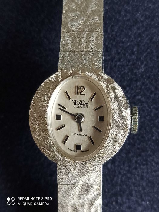 Женские мех.часы Kelbert incablok 17 jewels made in Swiss