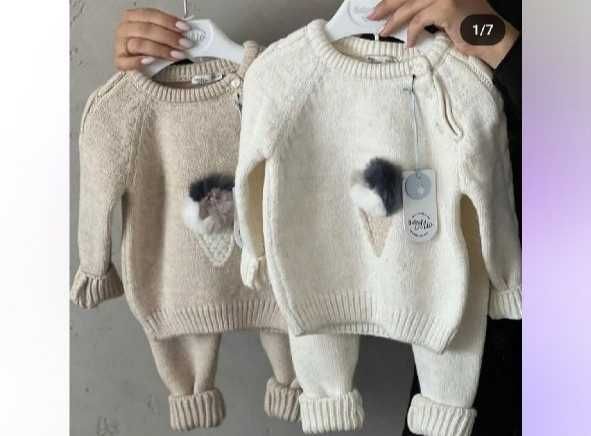 В'язаний костюм 12-18 міс