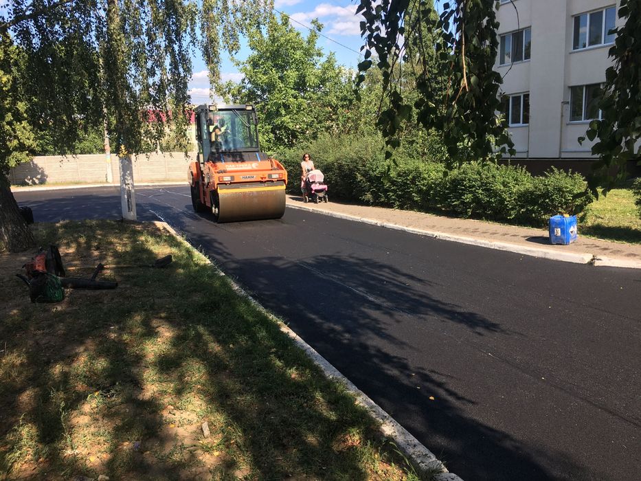 Асфальтирование березань,укладка асфальта,стоимость асфальтирования