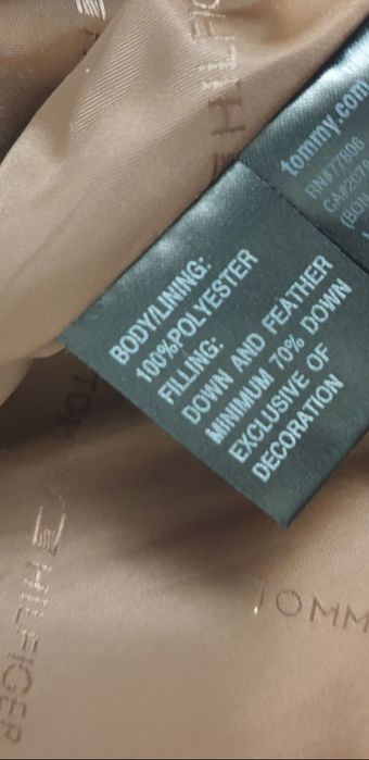 Kurtka puchowa Tommy Hilfiger rozm. S