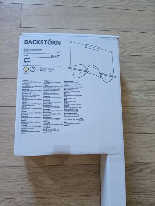 ІКЕА BACKSTÖRN (LED), світильник підвісний, светильник Икеа