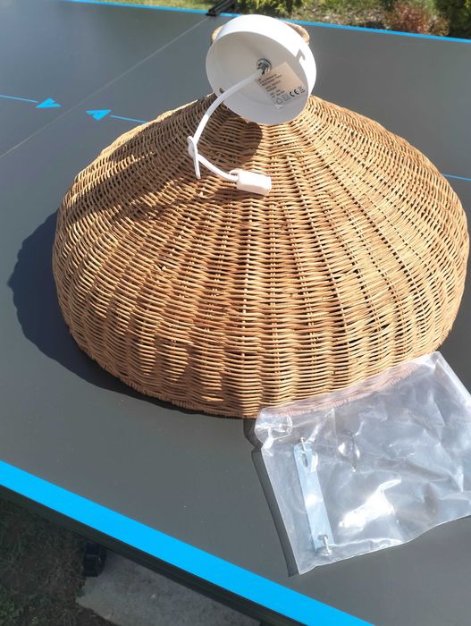 Lampa wisząca wiklina