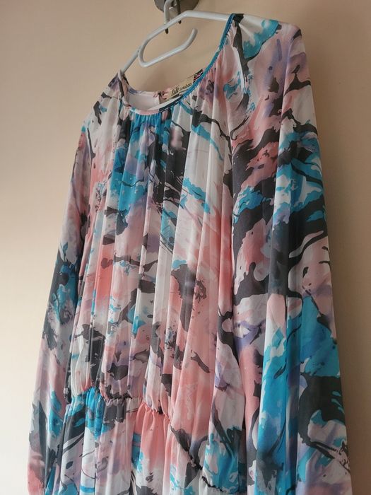 Kolorowa sukienka Lili London rozmiar M/L