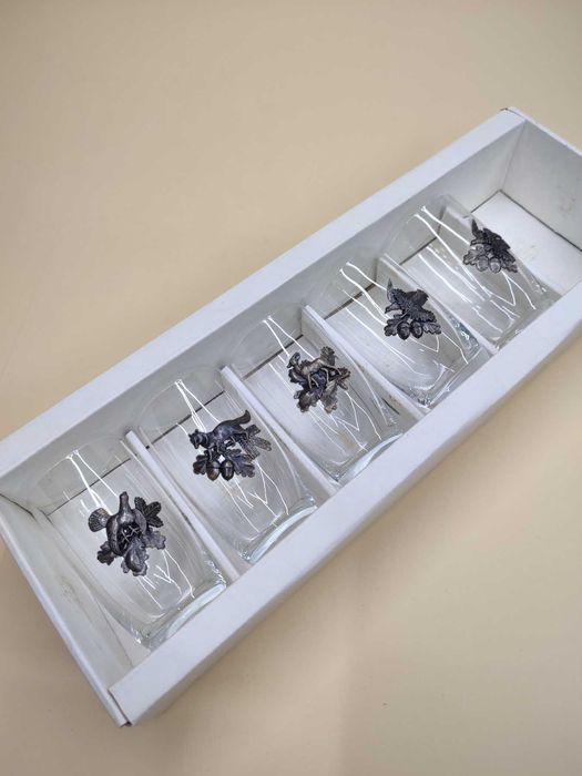 Стакани скло 120 мл -5 шт