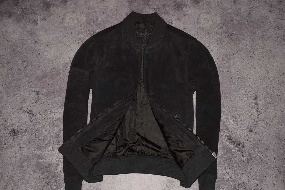 Freaky Nation Suede Bomber (Мужская Кожаная Замшевая Куртка Бомбер )