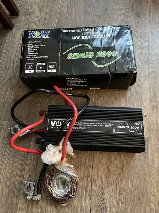 Інвертор - перетворювач напруги з 12/220 вольт Volt 1000/2000Вт