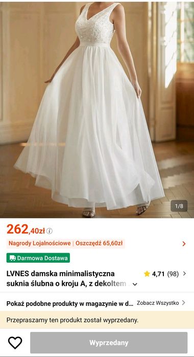 Piękna Suknia ślubna