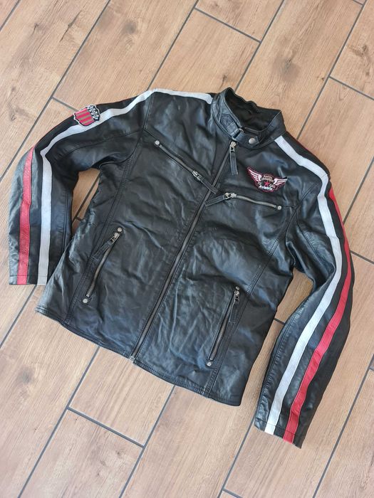 Kurtka skórzana Infinity Mens  London  ala motocyklowa