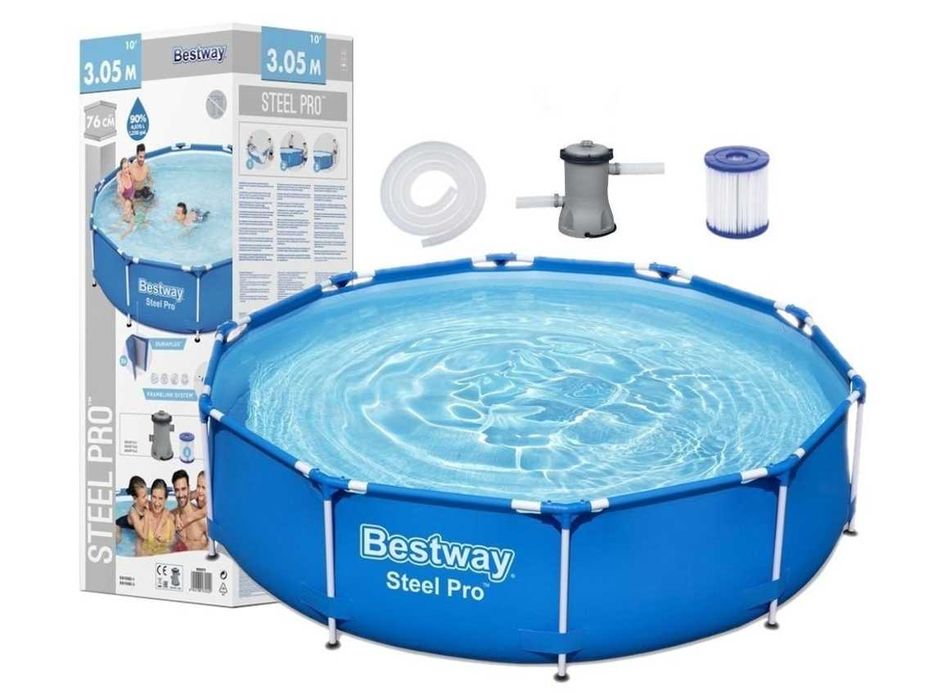 Piscina Bestway 305cm X 76cm + ASSESSÓRIOS