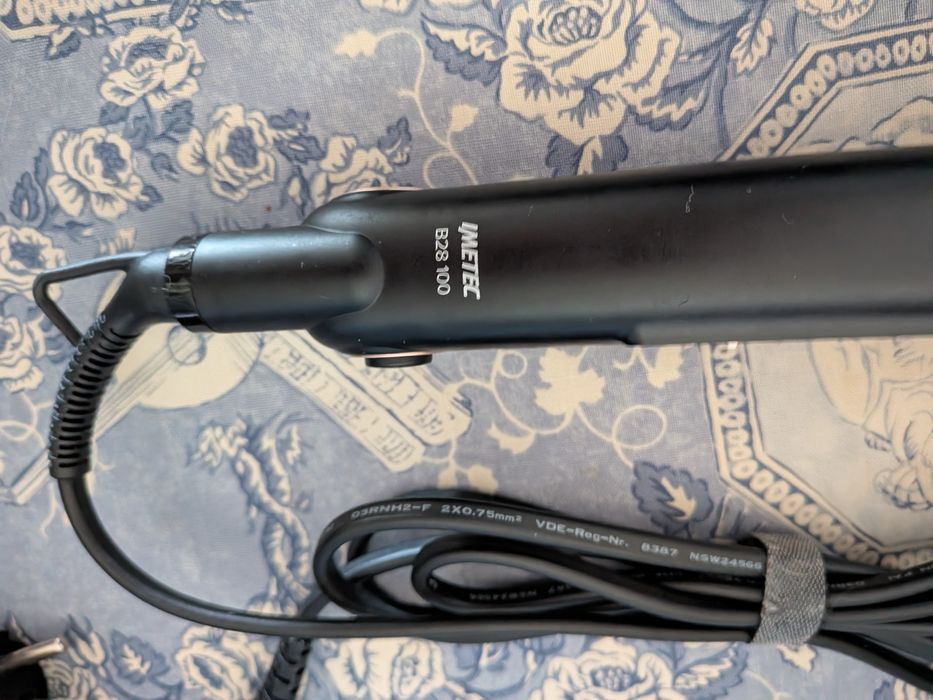 Placas de cabelo alisadora com vapor Bellissima