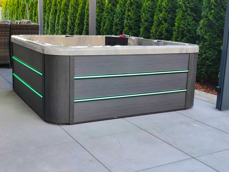Nowe jacuzzi z gwarancją, 2 leżanki,Balboa, LED , transport , Faktura