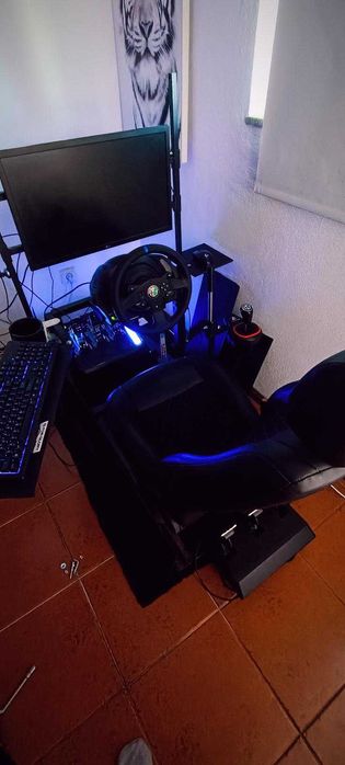 Thrustmaster T300 RS + TH8A + DC Simracing DC3 + Pedais Originais