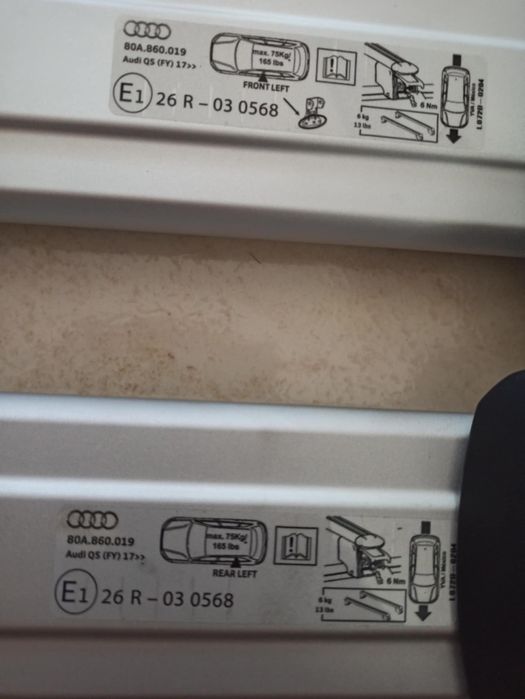Relingi do Audi Q5