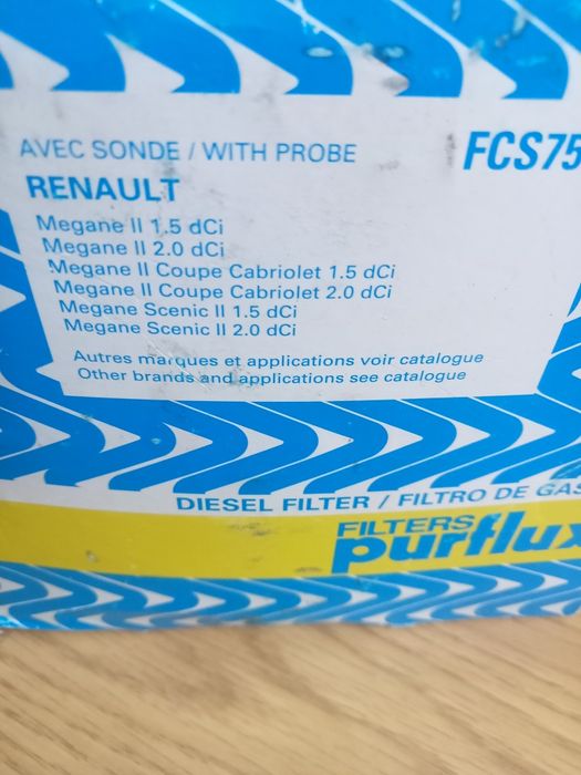 Паливний фільтр diesel Purfkux  fcs750