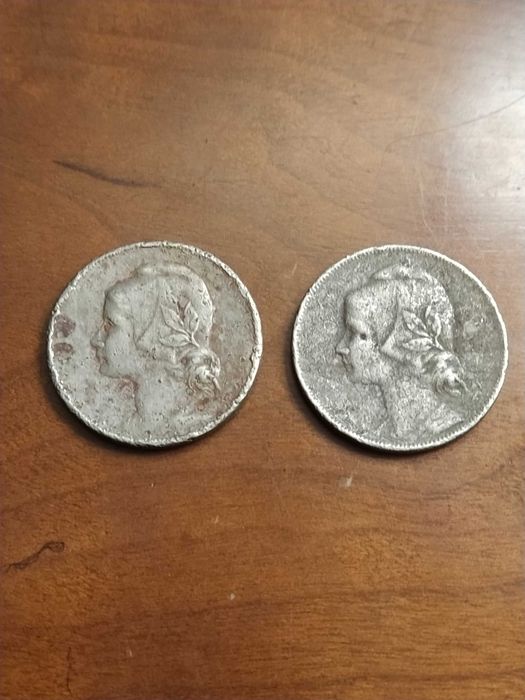 Coleção completa de 4 centavos da república portuguesa