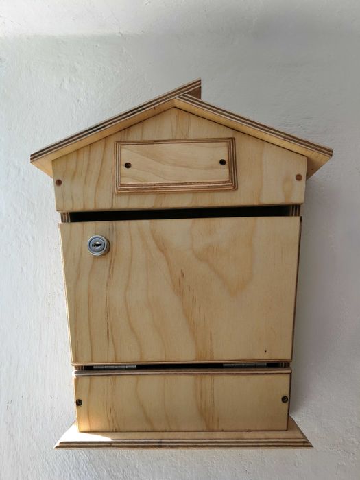 Skrzynka na listy z drewna - RĘKODZIEŁO