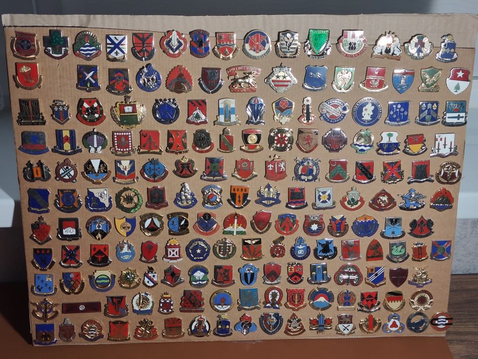 Військові відмітні знаки армії США, колекція