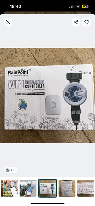Programador temporizador wifi Rega RainPoint - NOVO