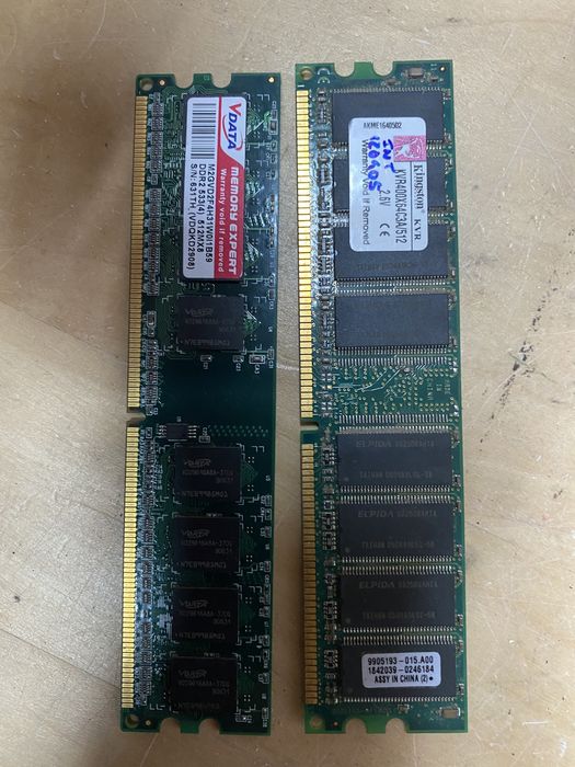 Memorias Pc diverssas