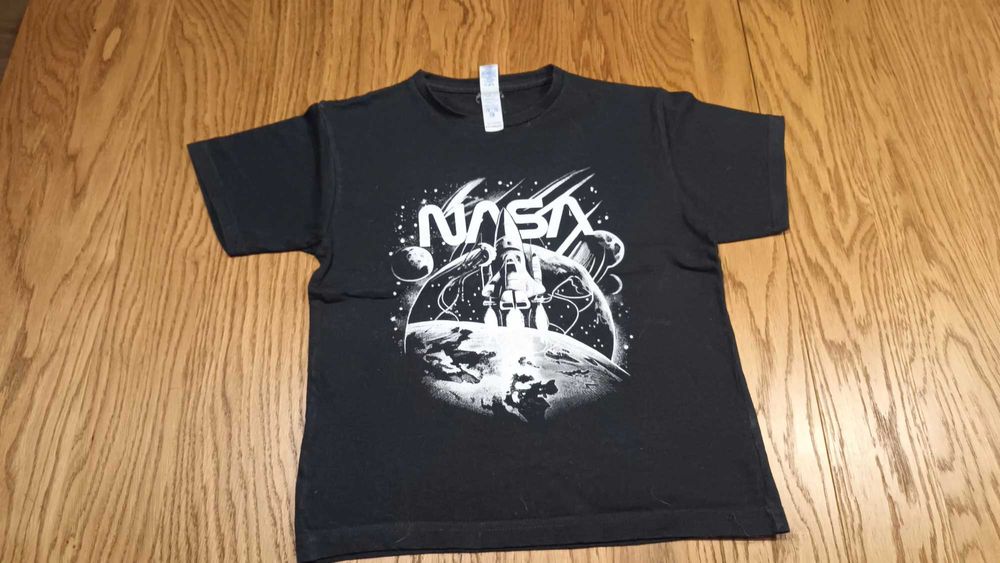 koszulka Nasa czarna 5-6 lat 110 - 116 cm