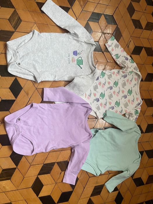 Body z długim rękawem dla niemowlaka 74