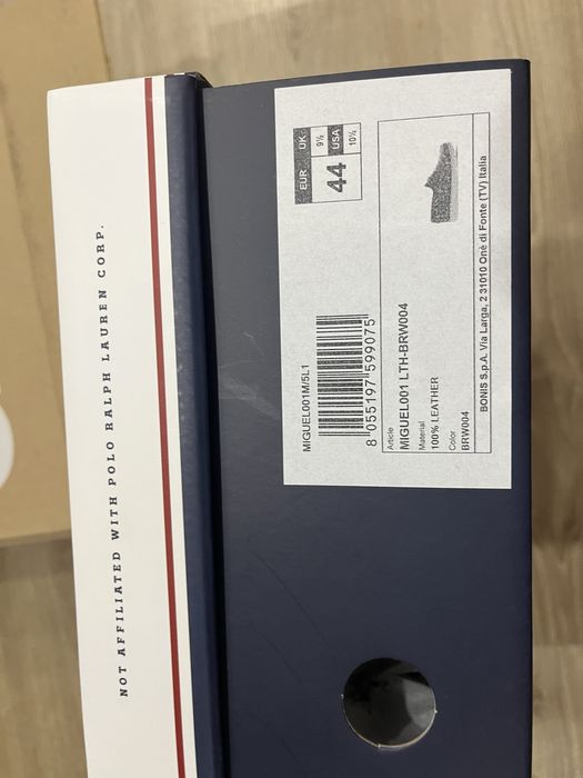 Шкіряні мокасини U.S. Polo Assn.