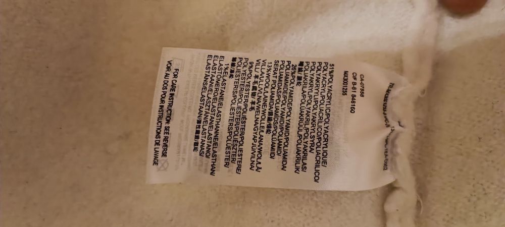 Mex x  38 sweterek damski ecru rękaw 3/4