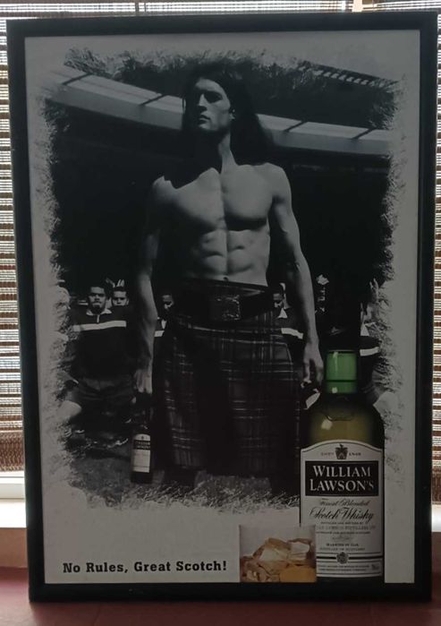 Quadro publicitário William Lawson´s