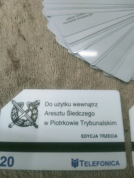 Karty telefoniczne Pilicka Telefonia areszt śledczy Piotrków trybunals