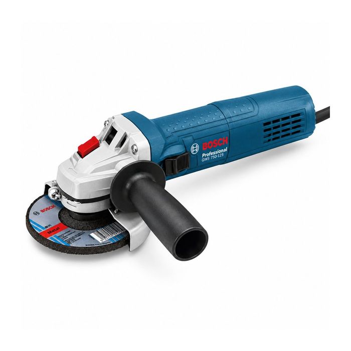 Болгарка Bosch Professional GWS 750-125 — шліфмашина КШМ на 230 В із диском 125 мм, 750 Вт, 11 000 об/хв