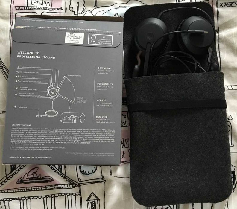 Навушники Jabra Evolve2 40 USB-C MS Stereo (24089-999-899)