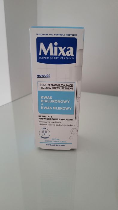 MIXA Nawilżający zabieg na twarz z kwasem hialuronowym