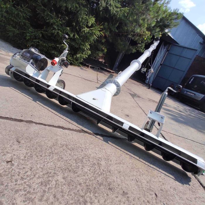 Шнековый погрузчик с подборщиком 133мм*6м. Транспортер. Конвейер. Шнек