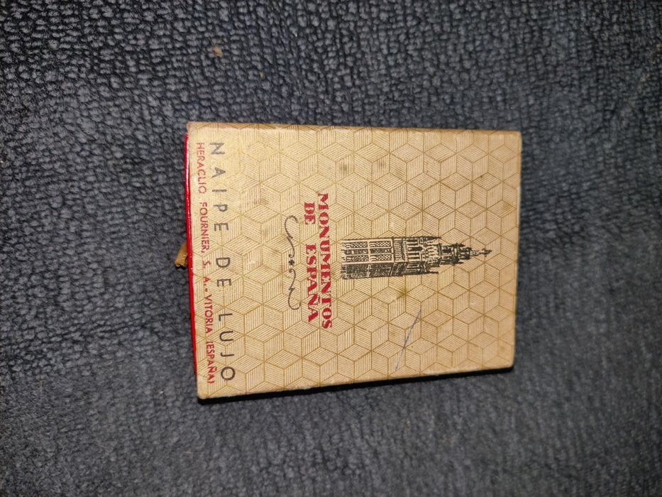 Vendo baralho de cartas antigo vintage espanhol