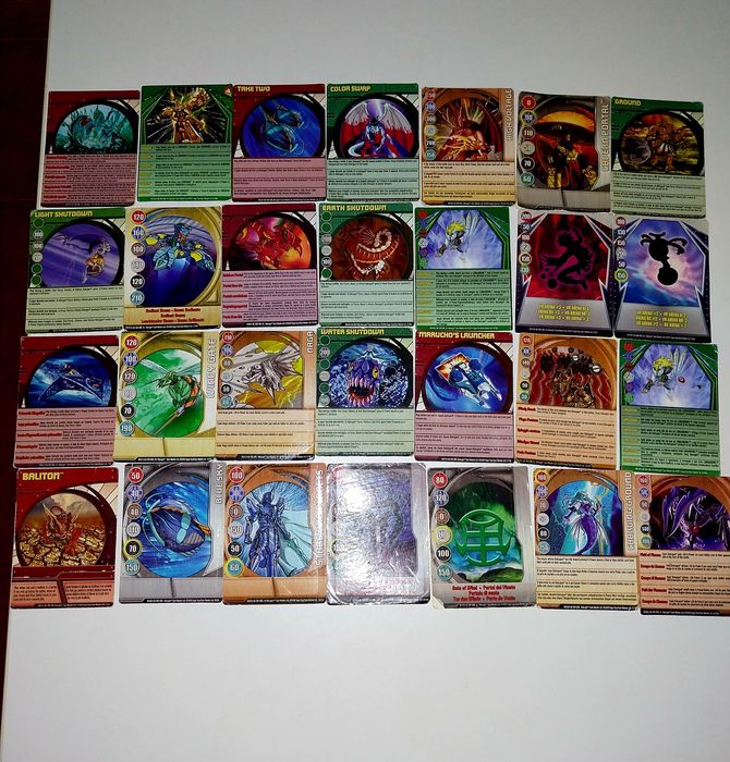 Cartas Bakugan - Lote
