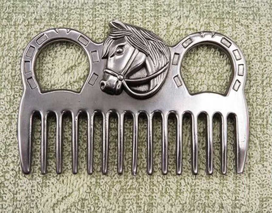 Stalowy Solidny Grzebień Do Pielęgnacji Koni - Najwyższa Jakość