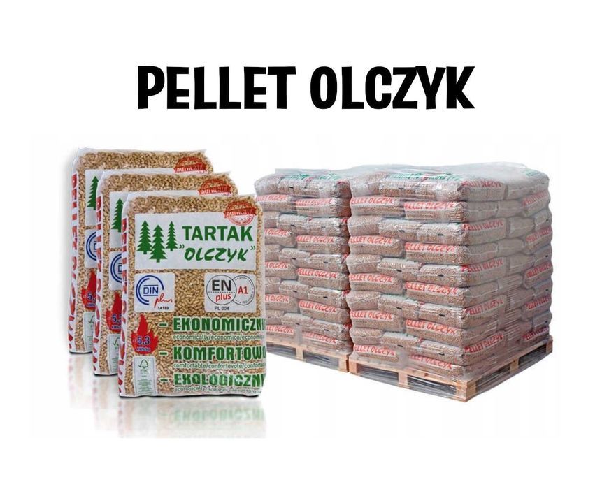 Pellet OLCZYK Polski produkt transport dowóz 1050 kg
