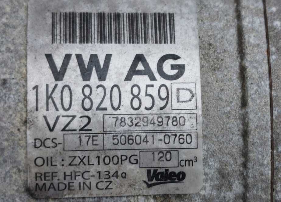 Kompresor sprężarka klimatyzacji VW Golf Seat Skoda