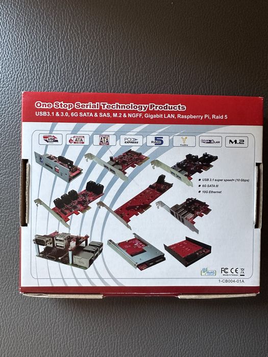Placa controladora M.2 para RJ45 1000