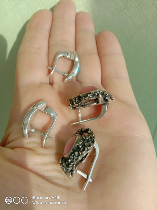 Серебряные изделия с натуральными камнями