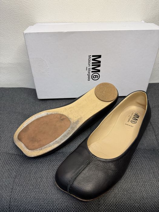 Шкіряні балетки MM6 Maison Margiela Розмір 39