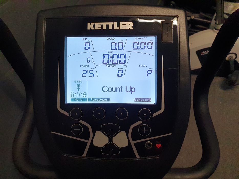 Rower stacjonarny Kettler E7 _ indukcyjny, do 150 kg