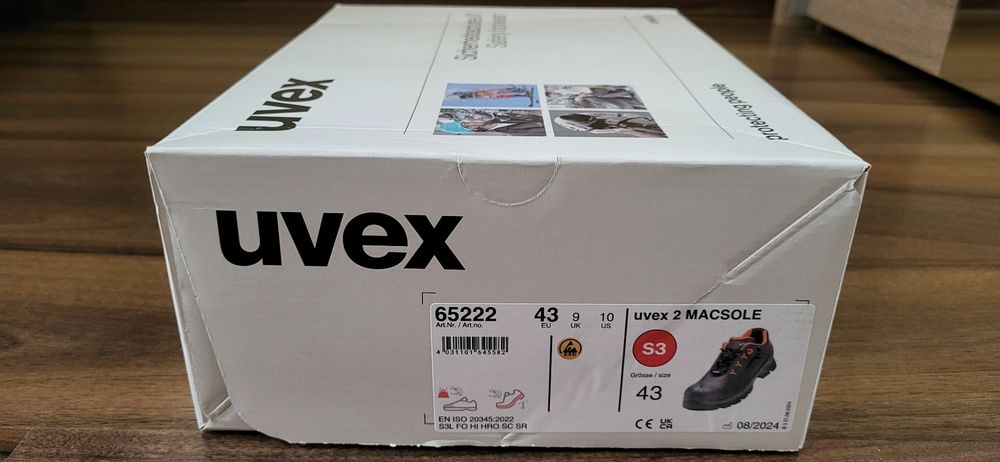 Buty ochronne UVEX rozm. 43