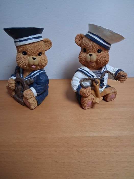 Par Ursos Marinheiros - Figuras Decorstivas - HAPPY DAY
