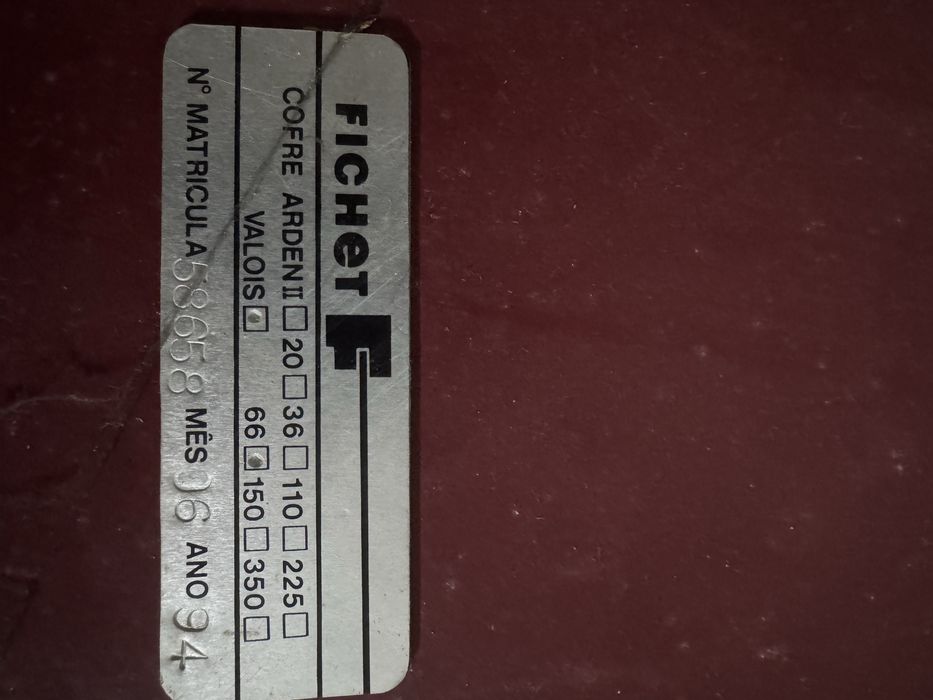 COFRE FICHET original