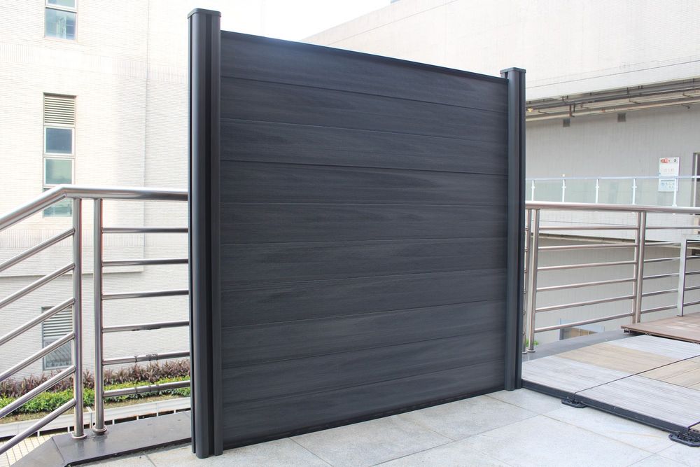 Przesło ogrodzeniowe kompozytowe , kpl ze słupkiem 180cm ,