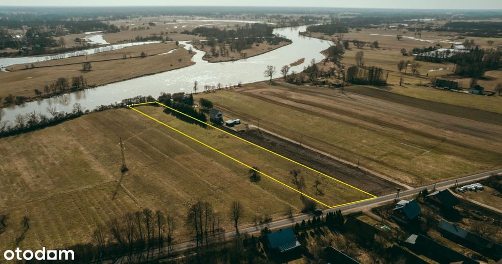Działka z linią brzegową nad Bugiem w Bojanach, gmina Brok - Widok 3
