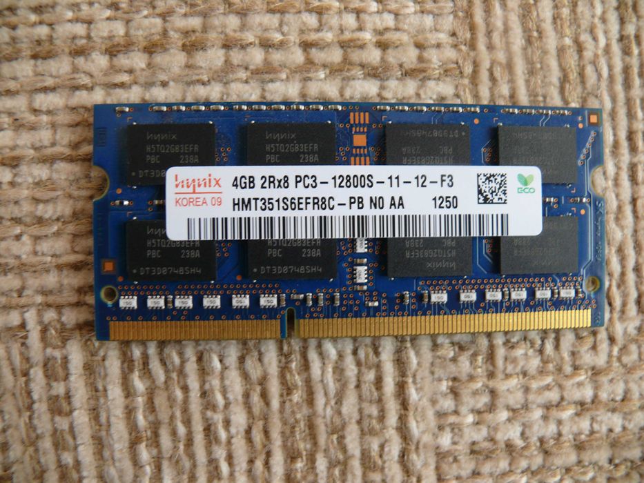Оперативна пам’ять Hynix 4GB DDR3-1600 (PC3-12800S) HMT351S6EFR8C-PB